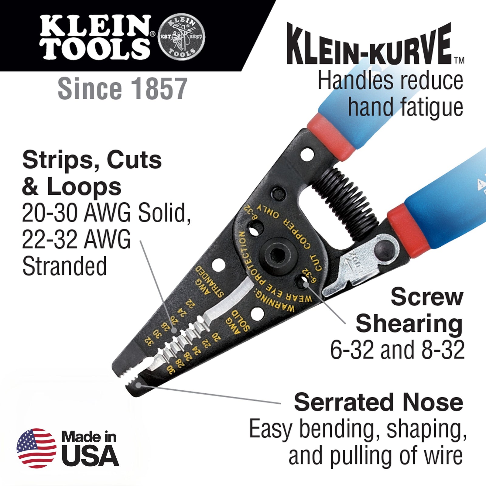 Dezizolator și tăietor de sârmă Klein-Kurve™