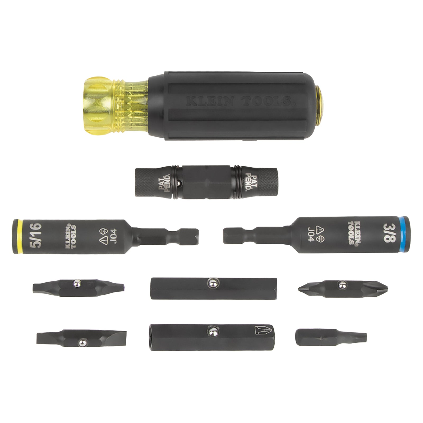 Set șurubelnițe/chei de piulițe multi-bit KNECT™ cu rezistență la impact, 46 de piese