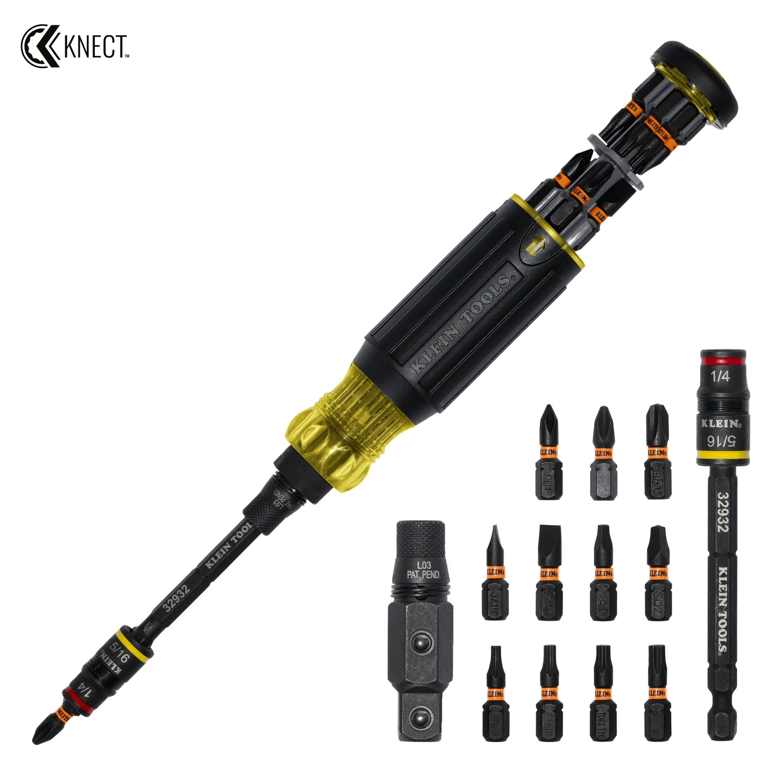Șurubelniță/chei de piulițe hibridă KNECT™ 16 în 1 cu rezistență la impact