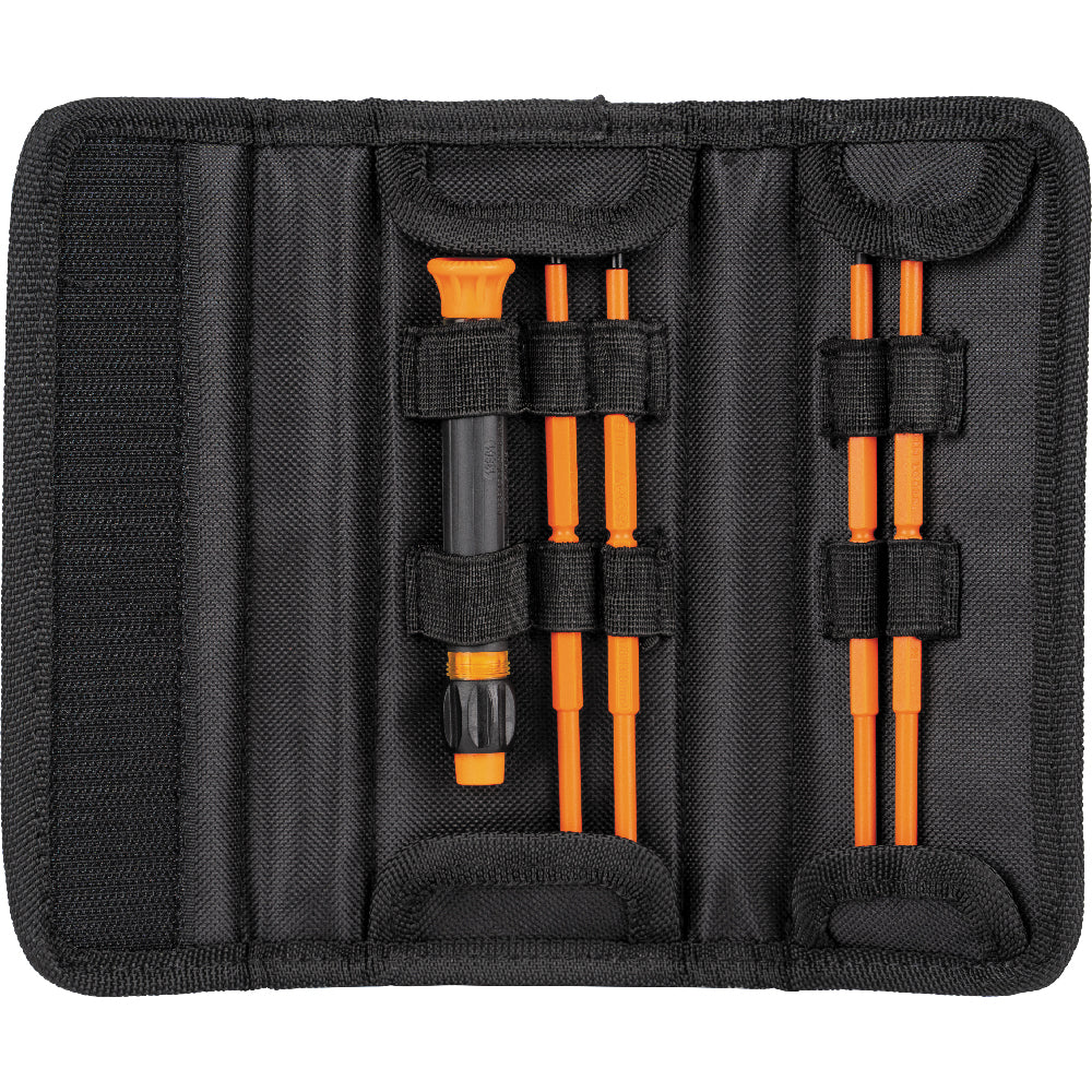 Set de șurubelnițe de precizie izolate 8 în 1 cu carcasă